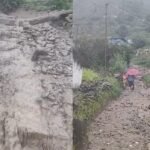 बारिश से जोशीमठ के किमाना गांव में तबाही, मलबा और पानी घरों तक पहुंचा